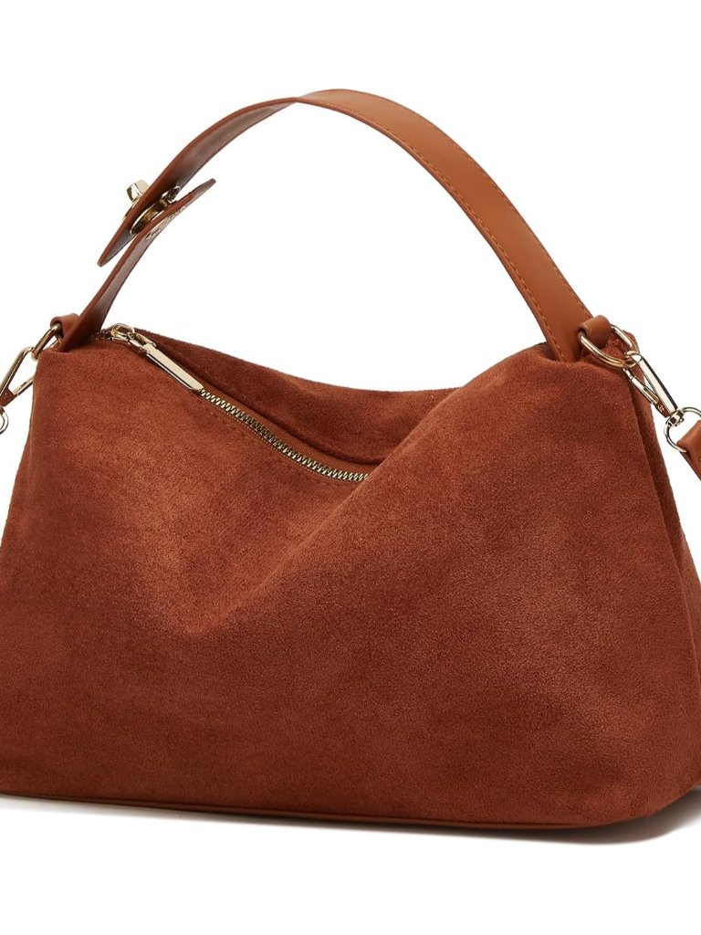 Slouchy Suede Cloud Hobo Bags Women Crescent Satchels Shoulder Bag Crossbody Pho